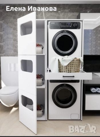 Шкаф за пералня и сушилня , снимка 2 - Шкафове - 52369560
