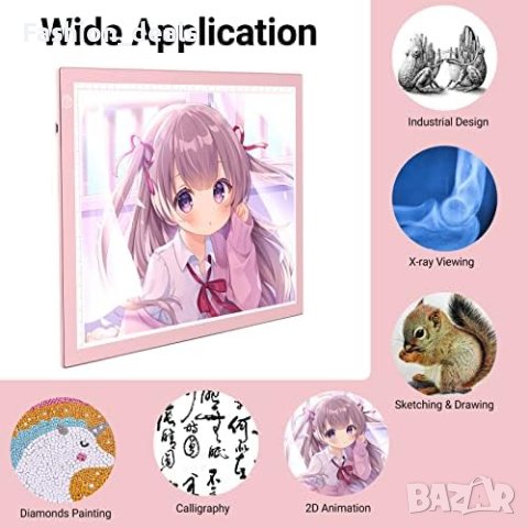 Нова USB захранвана дъска А4 за рисуване/щамповане Диамантено рисуване Подарък, снимка 2 - Други - 41616570