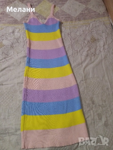 дълга шарена рокля 