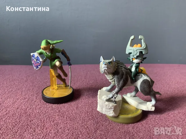 Amiibo фигурки Zelda и Link