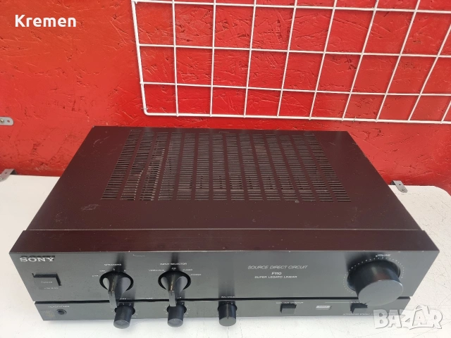 Усилвател SONY F- 110, снимка 2 - Ресийвъри, усилватели, смесителни пултове - 53810285
