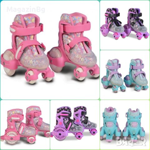 КЪНКИ LITTLE BEETLE FROZEN VIOLET PINKY
GIRL
26-29 ролери roleri 
, снимка 1