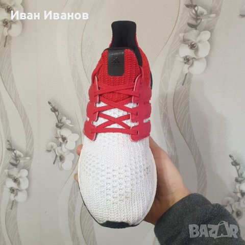 оригинални маратонки  Adidas Ultra Boost 4.0 'White Scarlet' номер 42,5- 43 1/3, снимка 12 - Маратонки - 41610712