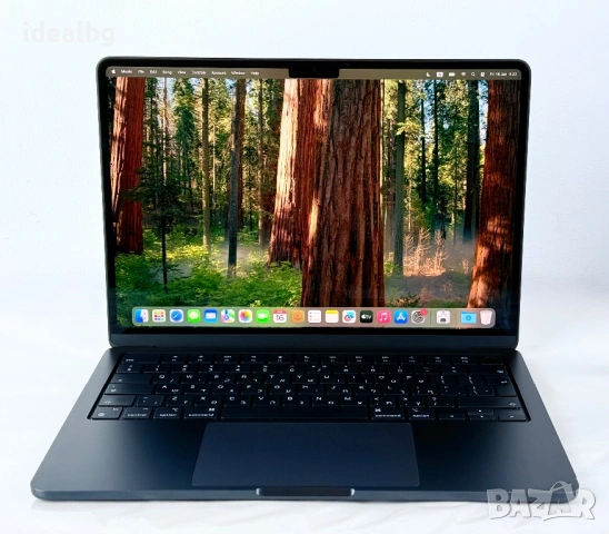 Apple MacBook Air 13 M2 8RAM 256GB Midnight 100% Батерия! Гаранция!, снимка 4 - Лаптопи за работа - 53258020