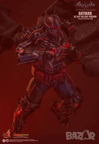 ХОТ ТОЙС АДСКИЯТ БАТМАН Hot Toys Hot Toys VGM73 - Batman: Arkham Origins - Batman XE Suit Hellbat , снимка 4 - Колекции - 55964386