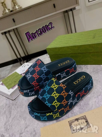 чехли на платформа christian dior gucci, снимка 13 - Чехли - 51456110