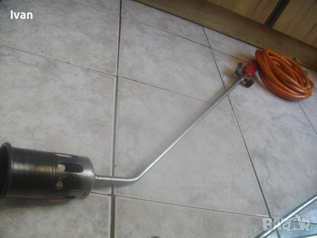 Газова Горелка 89 ROTHENBERGER-За Хидроизолации/Покриви-С Маркуч 5 м и Редуцир Вентил-Оригинални-Отл, снимка 2 - Други инструменти - 42121837