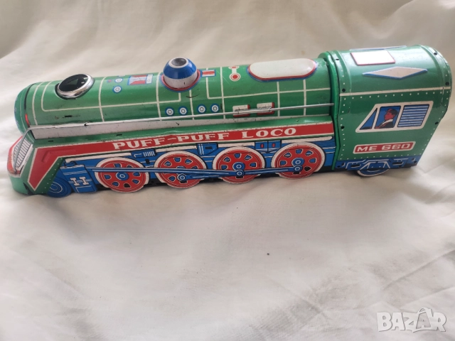 метална играчка от соц. време - 2 бр. локомотива - на батерии, снимка 10 - Други ценни предмети - 52934129