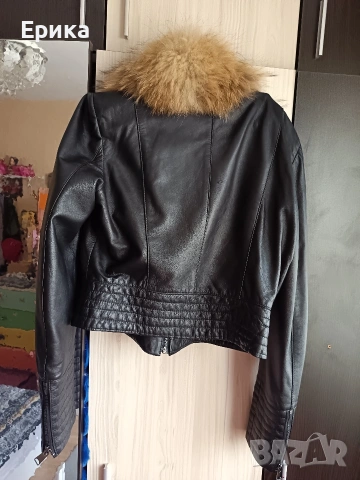 Кожено яке естествена кожа , снимка 6 - Якета - 53707037