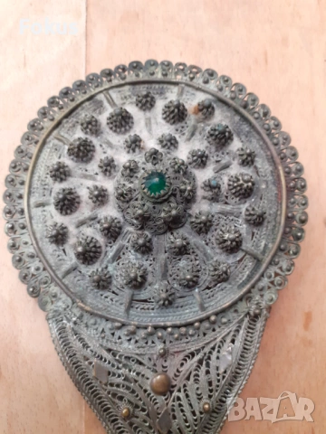 Уникат - старо възрожденско огледало филигран гранулация, снимка 2 - Антикварни и старинни предмети - 53270025