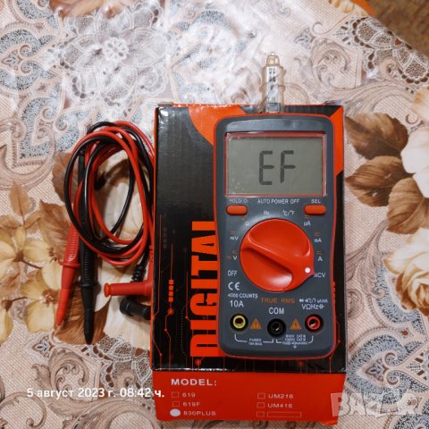 Мултицет UM416NCV Multimeter, снимка 4 - Друга електроника - 41762066