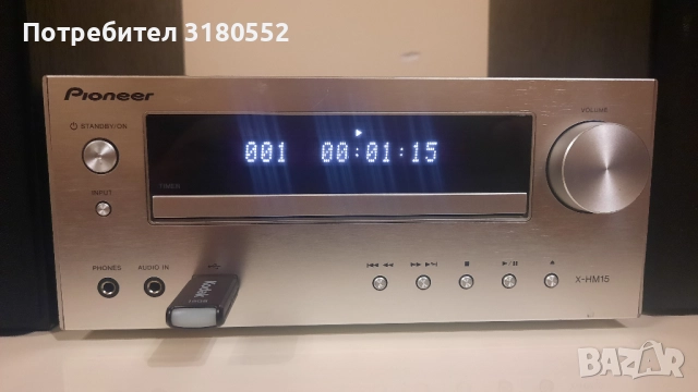 Pioneer X-HM15 Bluetooth®,USB аудио система, снимка 8 - Аудиосистеми - 51610274
