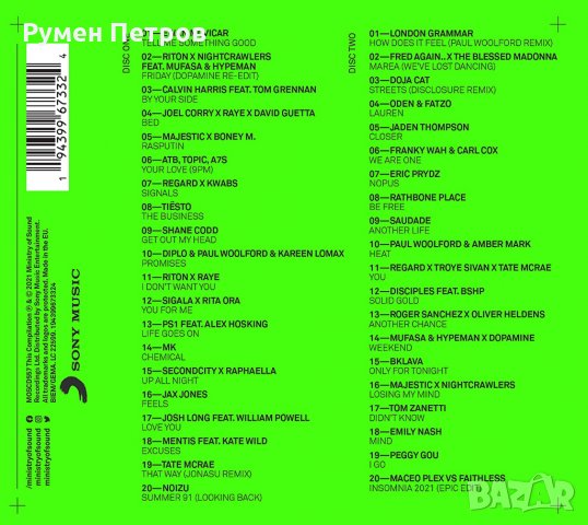 MINISTRY OF SOUND - THE ANNUAL 2022 - нов двоен диск !, снимка 2 - CD дискове - 35719148