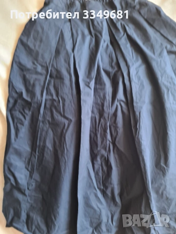 Синя памучна пола за лятото , снимка 3 - Поли - 53655733