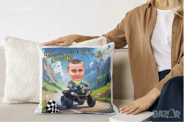 Карикатура в рамка/чаша/възглавничка-персонализиран подарък, снимка 8 - Подаръци за имен ден - 50646921