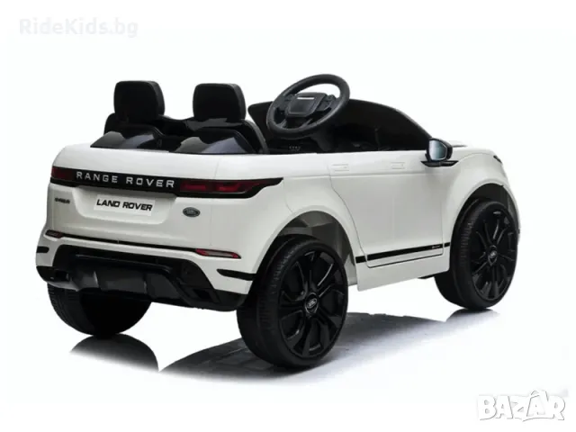 Land Rover Range Rover Evoque 12V – Детски акумулаторен джип, Бял, EVA гуми, снимка 4 - Детски велосипеди, триколки и коли - 50047240