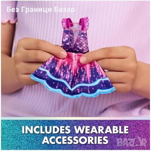 Нова Gabby's Dollhouse кукла Габи Русалка + аксесоари от филма за деца, снимка 3 - Кукли - 51500137