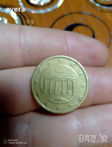 монета от 50 евро цента 