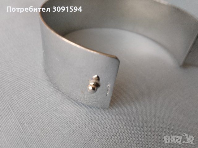 Стара стилна дамска гривна новохром, снимка 15 - Антикварни и старинни предмети - 41442676