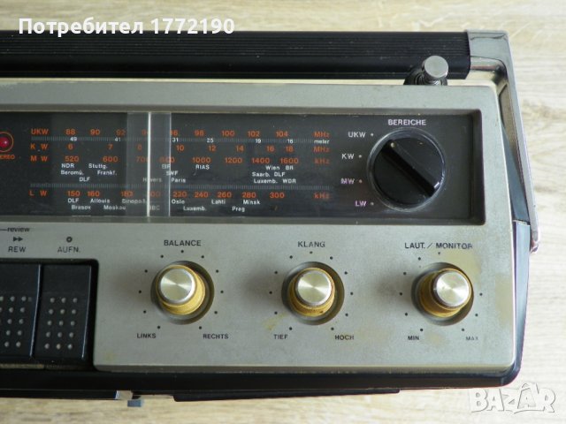 Стерео касетофон Crown Studio Professional, снимка 6 - Радиокасетофони, транзистори - 41926752