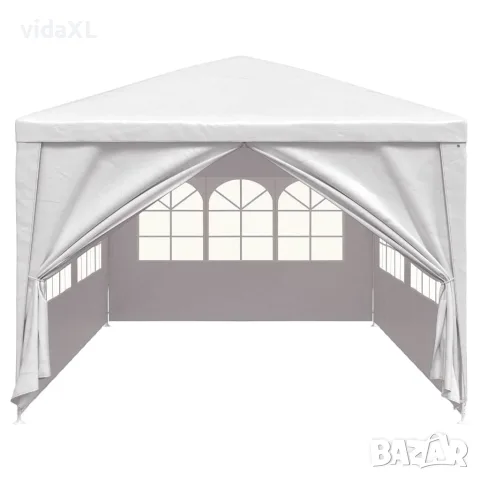 vidaXL Парти шатра, 3х6 м, бяла, снимка 4 - Палатки - 56148299