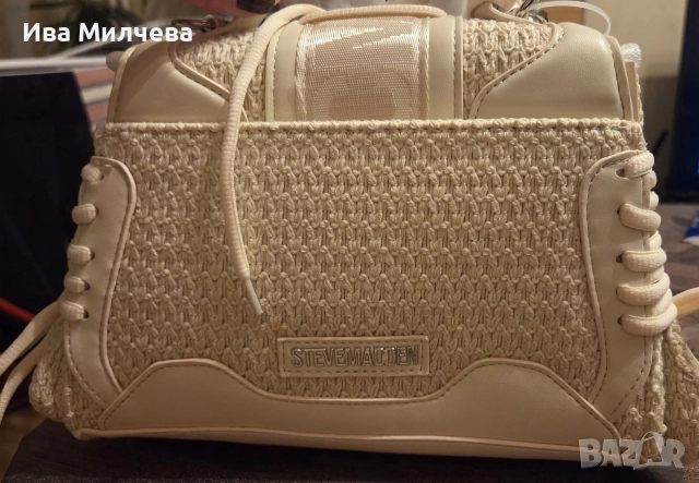 Чантичка Steve Madden Bdiego ecru, снимка 3 - Чанти - 52957689