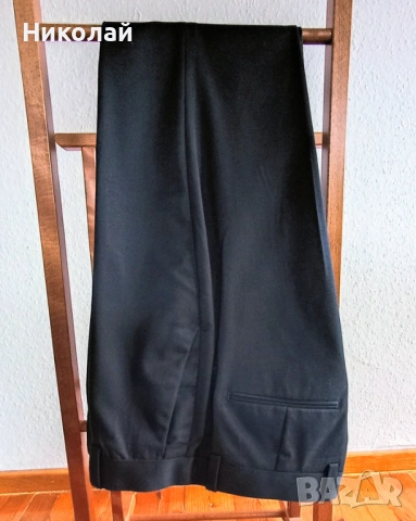 Мъжки костюм 100% студена вълна + подарък, снимка 11 - Костюми - 53604614