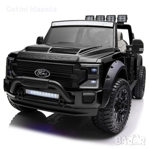 Акумулаторен Двуместен джип Ford super Duty 4X4 2X12V14A(24V) батерия, C MP4, снимка 4 - Детски велосипеди, триколки и коли - 37661761