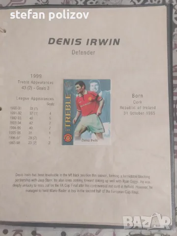 The Big Treble of Manchester United 1999, снимка 14 - Колекции - 47965223