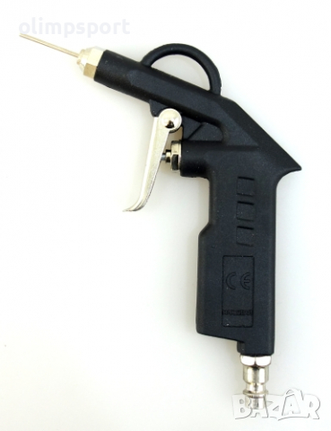 Пистолет за компресор с игличка SELECT. Накрайник -Ф10 мм. Сменяема игличка. Материал- метал, снимка 1 - Футбол - 36166853