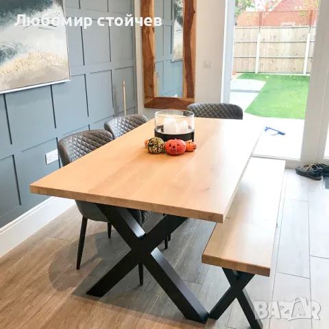 Метални крака за маса, трапезна маса, бюро, снимка 17 - Бюра - 47699110