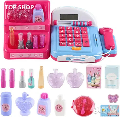 Детски касов апарат - козметичен салон от deAO, снимка 3 - Образователни игри - 48478812
