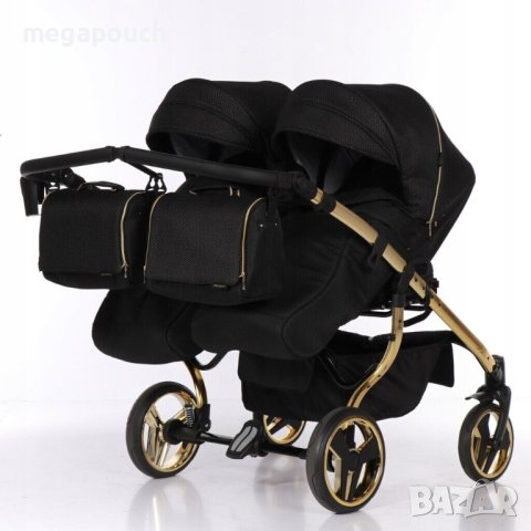 Бебешка количка Junama Mirror Satin Duo 2в1, 3в1 НОВА, снимка 12 - Детски колички - 42081956