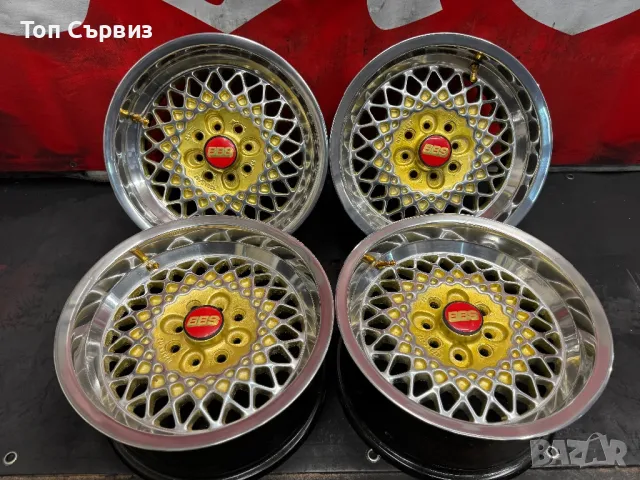 Магнезиеви джанти, Rial Mesh, 4x100/4х108, 15 цола, 4 броя, снимка 4 - Гуми и джанти - 50434904