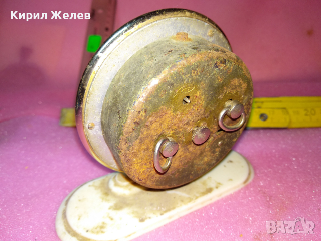 SLAVA MADE in USSR Стар КОЛЕКЦИОНЕРСКИ РУСКИ БУДИЛНИК МЕХАНИЧЕН НАСТОЛЕН ЧАСОВНИК СЛАВА СССР 13696, снимка 2 - Антикварни и старинни предмети - 44536257