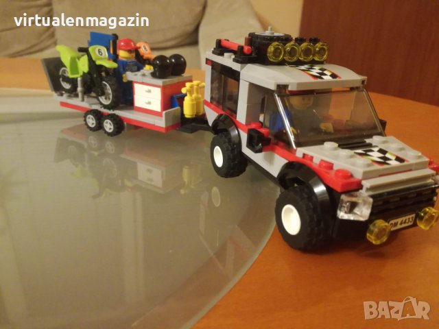 Конструктор Лего - модел LEGO Off-Road 4433 - Dirt Bike Transporter, снимка 10 - Конструктори - 39260590