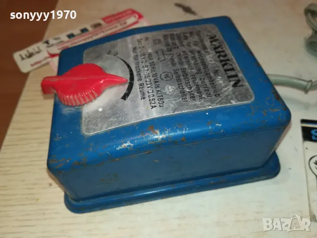 marklin trafo-made in germany 1401251754, снимка 2 - Мрежови адаптери - 48680812