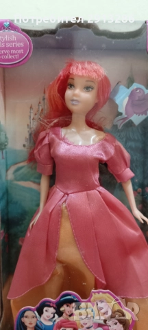 Барби с розова коса, снимка 2 - Кукли - 52729018
