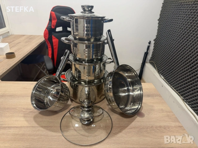 Комплект тенджери 53€, снимка 4 - Други - 53494531