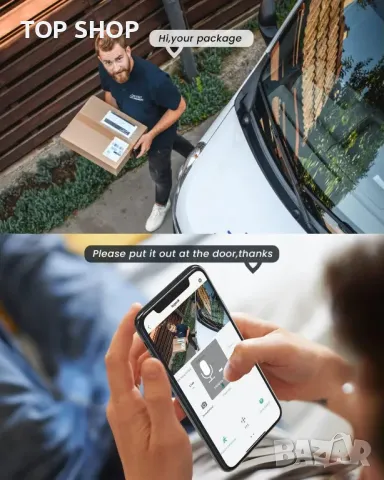 Висококачествена въртяща се камера ZS-GQ2 от IeGeek, снимка 4 - IP камери - 49105482