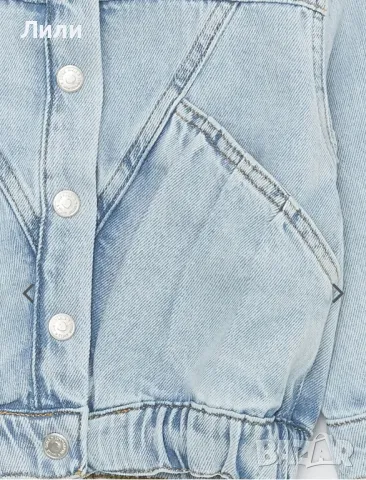 Отлично дънково яке, 6/7 г, снимка 2 - Детски якета и елеци - 48554118