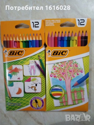 Нови Цветни моливи на BIC 12 цвята,Гуми Как да си дресираш дракон., снимка 6 - Ученически пособия, канцеларски материали - 35937019