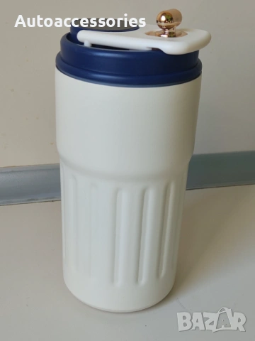 ✔Луксозна термо чаша с LED индикатор за температура, 400 мл , снимка 2 - Чаши - 53816256