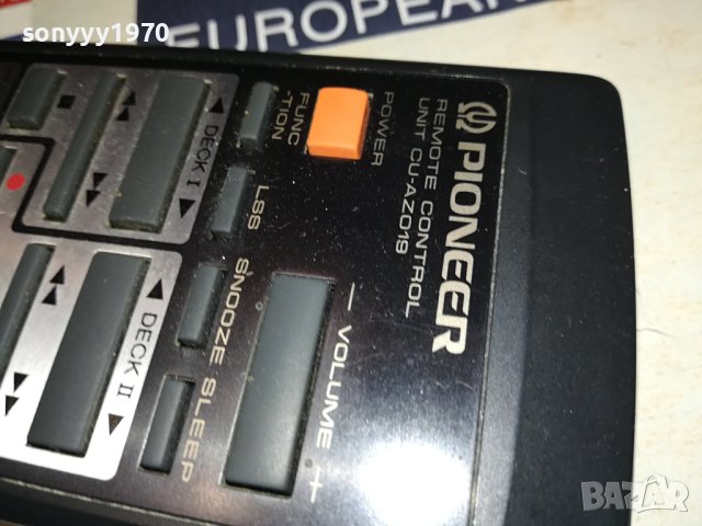 PIONEER CU-AZ019 AUDIO REMOTE-ВНОС SWISS 2606231713, снимка 12 - Ресийвъри, усилватели, смесителни пултове - 41361730