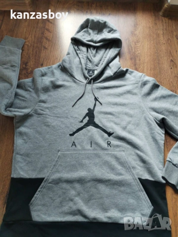 NIKE JORDAN - страхотно мъко горнище КАТО НОВО ХЛ, снимка 7 - Спортни дрехи, екипи - 53622840