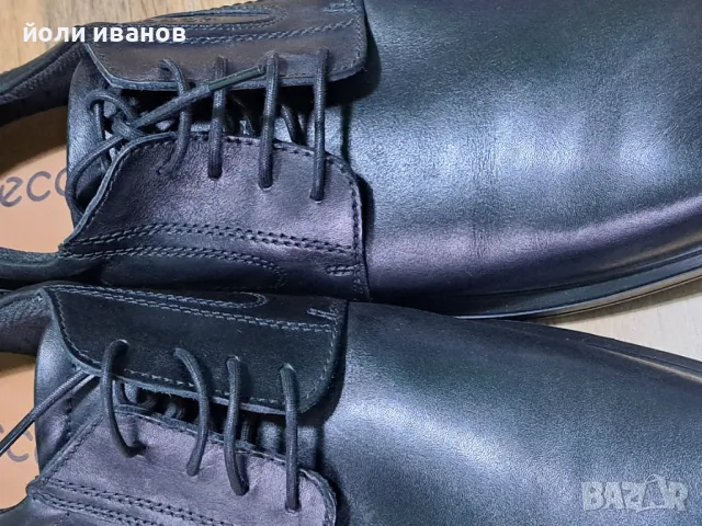 ECCO официални кожени чисто нови обувки 49 номер, снимка 14 - Маратонки - 47306231