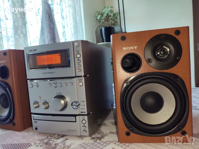 SONY CMT-CPX1 - Bluetooth (блутут) аудиосистема в перфектно състояние, снимка 5 - Аудиосистеми - 56226702