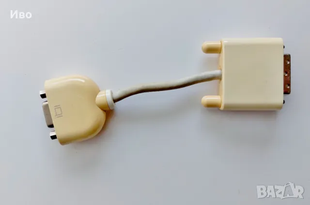 Адaптер Apple DVI-DSUB (VGA), снимка 3 - Кабели и адаптери - 48545983