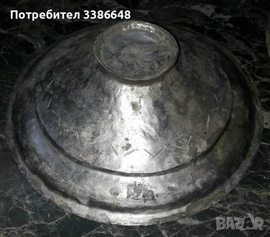стар бакър с капак за декор, снимка 3 - Антикварни и старинни предмети - 42228085