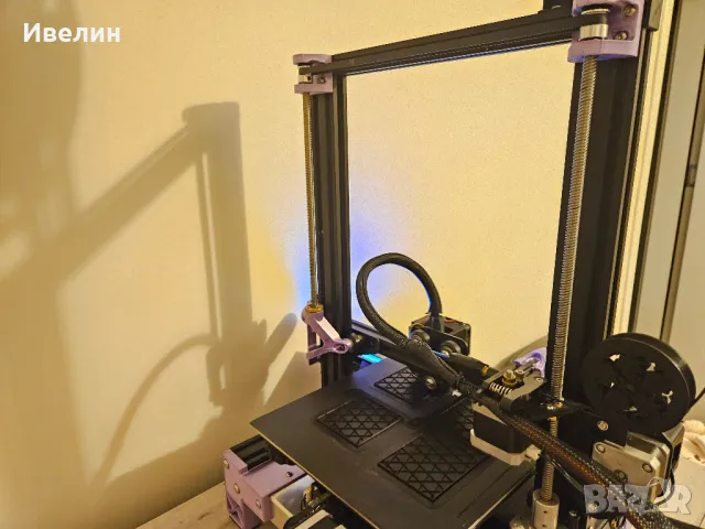 3D принтер Creality Ender 3 Pro с подобрения, снимка 7 - Принтери, копири, скенери - 48888123